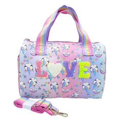 TRENDY MINI DUFFEL BAG SPARKLES