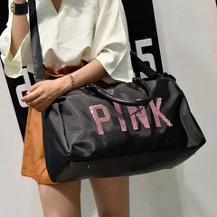P I N K TRAVEL BAG SPARKLES