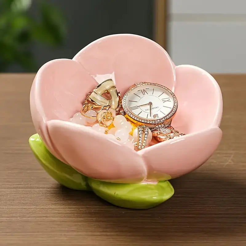 TULIP CERAMIC TRINKET HOLDER SPARKLES