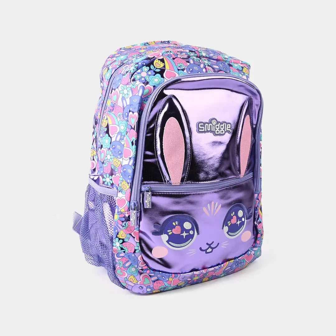 SMIGGLE PURPLE BUNNY BACKPACK SPARKLES