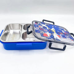 SMIGGLE STAINLESS STEEL TRIO LARGE LUNCH BOX SPARKLES