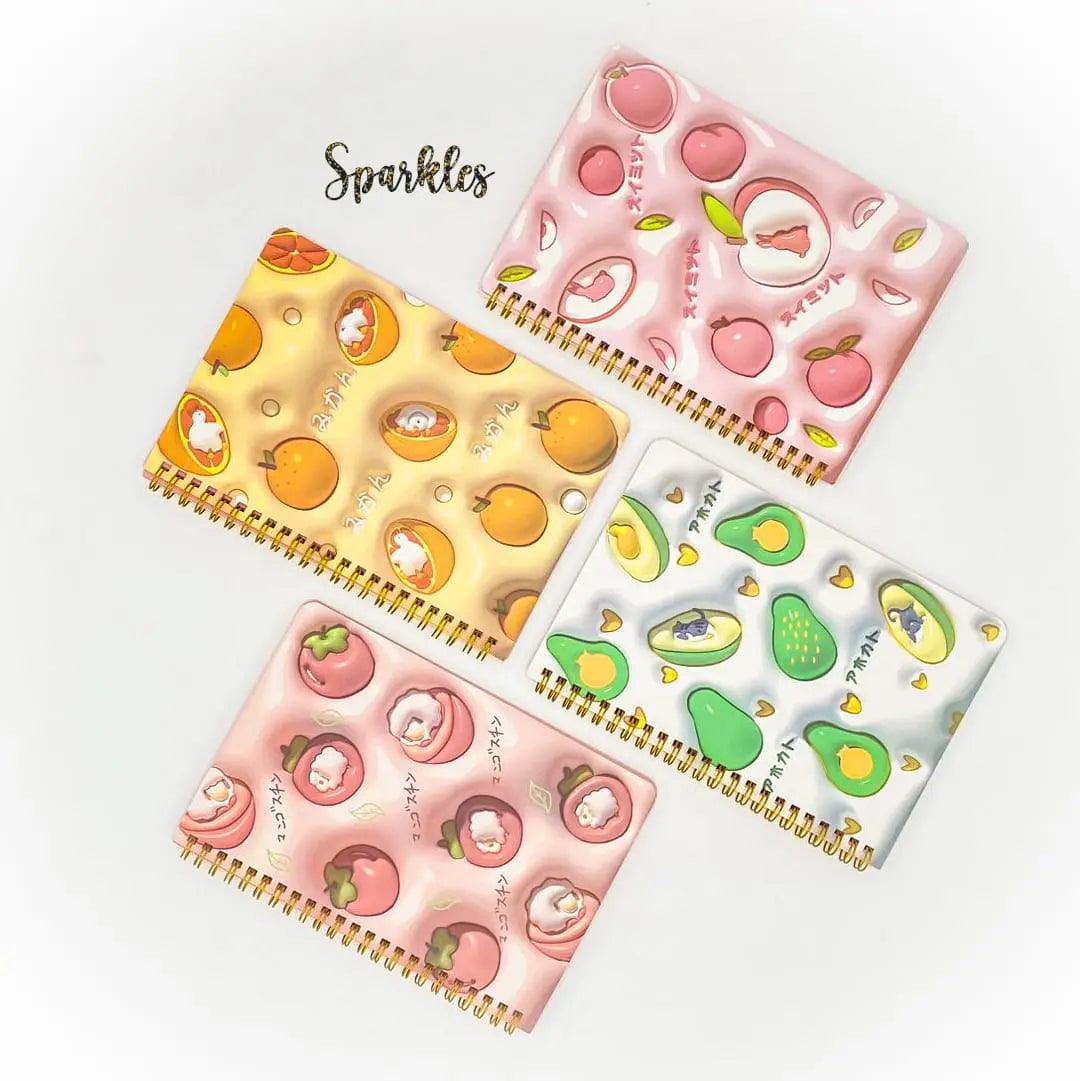 TRENDING FRUITY NOTEPAD SPARKLES