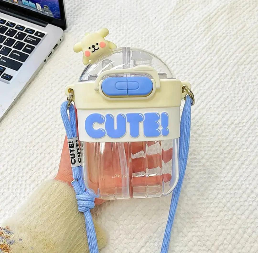 DUAL COMPARTMENT CUTE BOTTLE SPARKLES