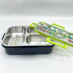 SMIGGLE STAINLESS STEEL TRIO LARGE LUNCH BOX SPARKLES