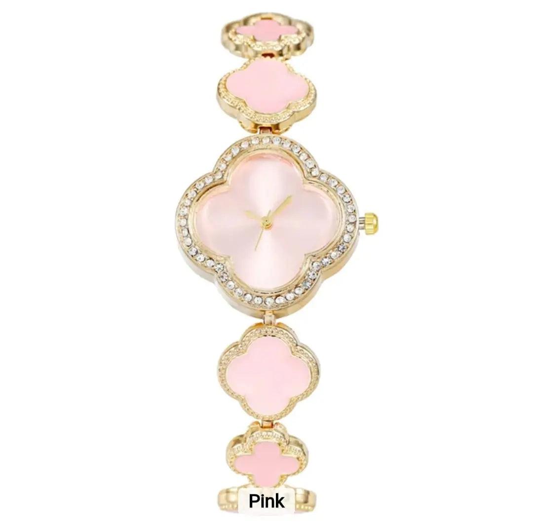 TRENDING CLOVER BRACELET WATCH SPARKLES