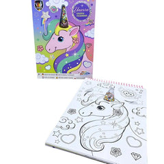 CUTE UNICORN COLORING BOOK SPARKLES