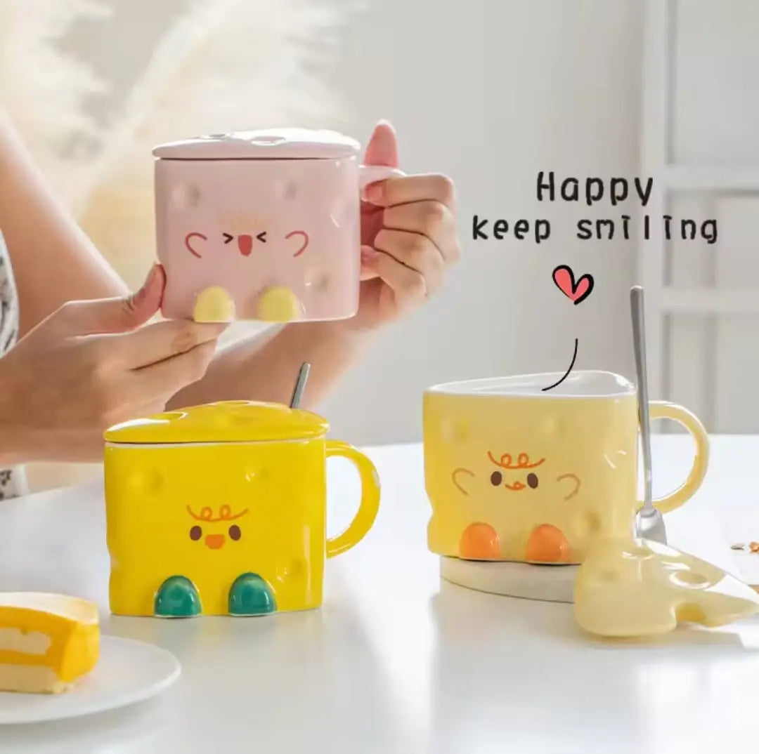 KAWAII CHEESE MUG SPARKLES