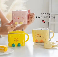KAWAII CHEESE MUG SPARKLES