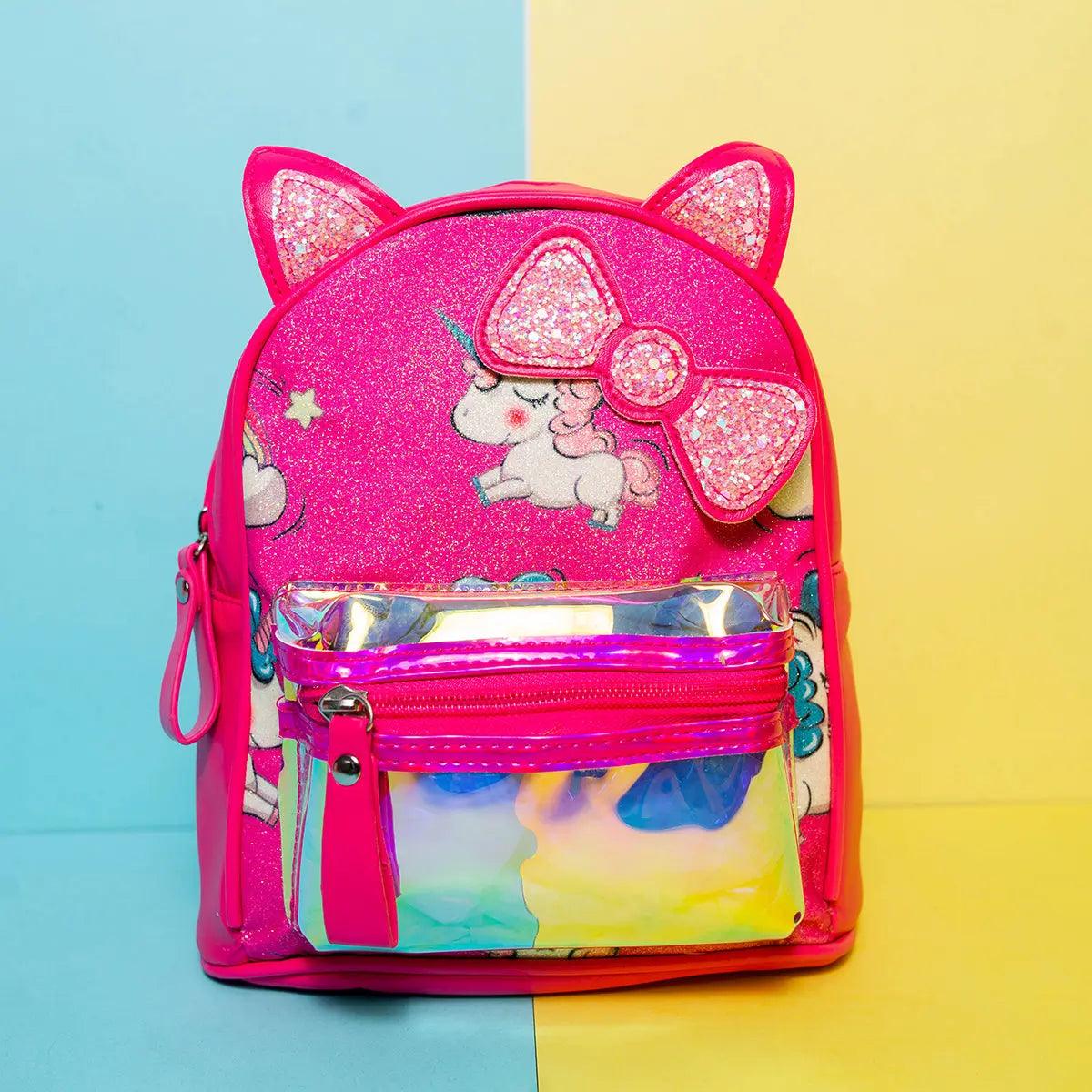 IRIDESCENT UNICORN BACKPACK SPARKLES