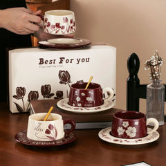 AESTHETIC CUP SAUCER SET Sparkles