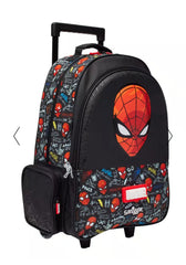 SMIGGLE SPIDER-MAN TROLLEY BAG SPARKLES