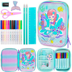VEST MERMAID STATIONERY SET SPARKLES