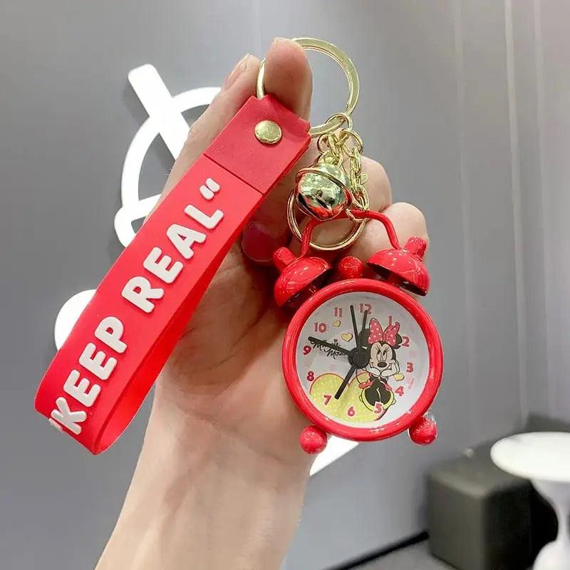 AESTHETIC ALARM CLOCK KEYCHAIN SPARKLES