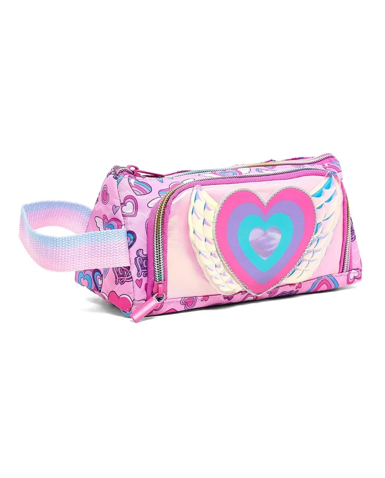 VEST FLUTTER HEART PENCIL CASE SPARKLES