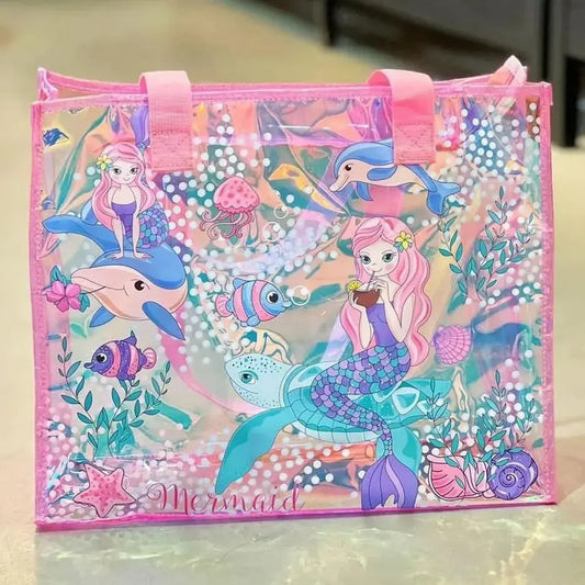 HOLOGRAPHIC TOTE BAG SPARKLES