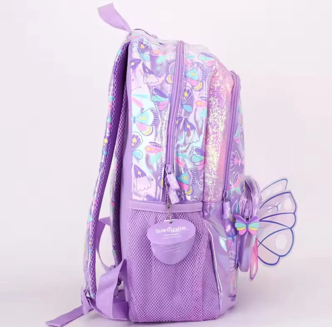 SMIGGLE BUTTERFLY BACKPACK SPARKLES