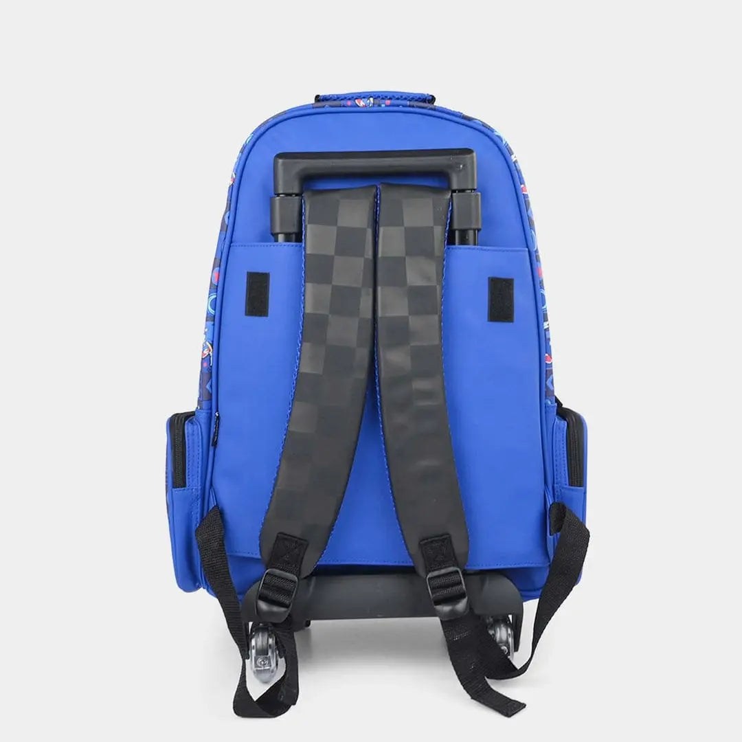 SONIC TROLLEY BACKPACK WITH LIGHT UP WHEELS - Sparkles