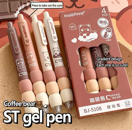 COFFEE BEAR GEL PEN SPARKLES