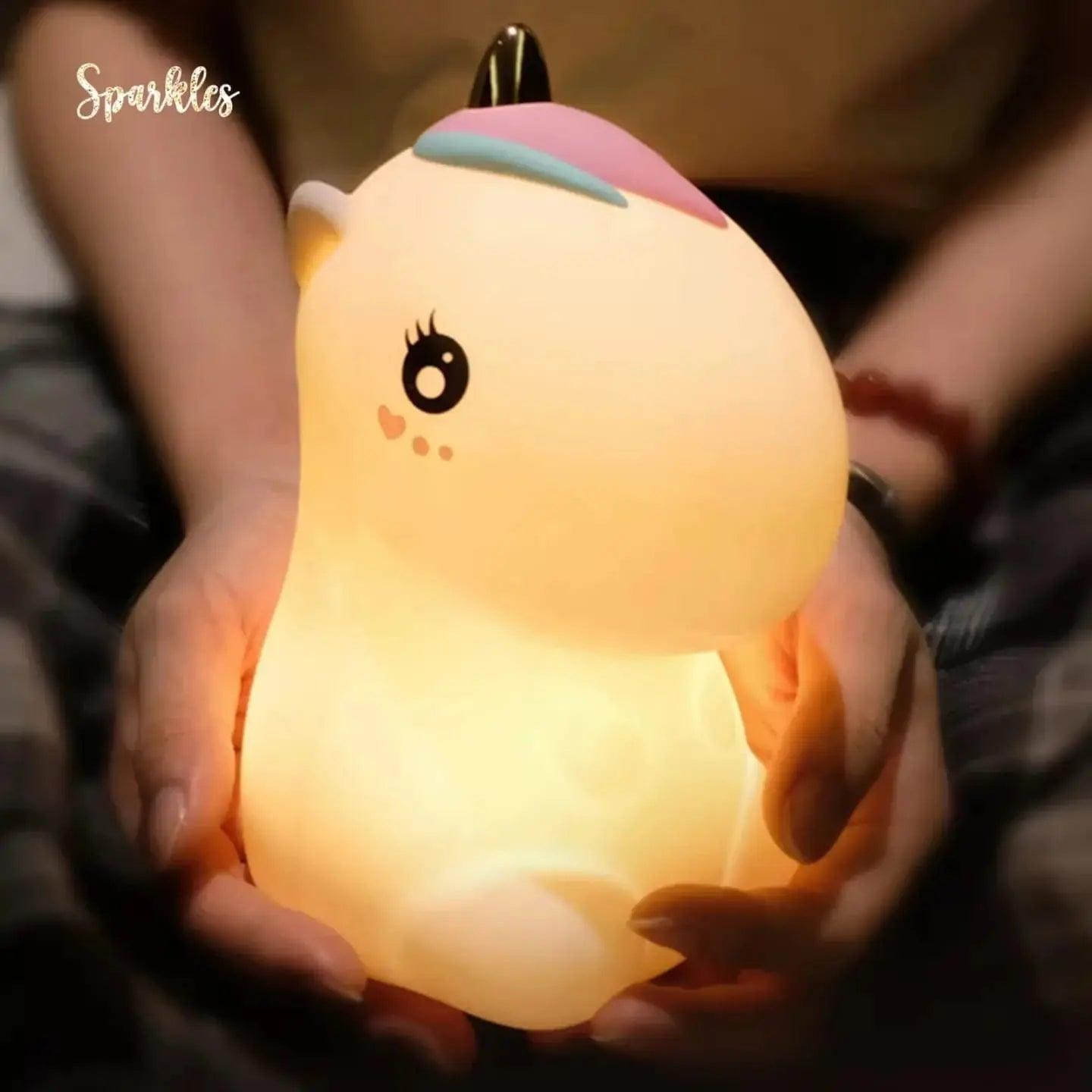 UNICORN RECHARGEABLE LED LAMP - Sparkles