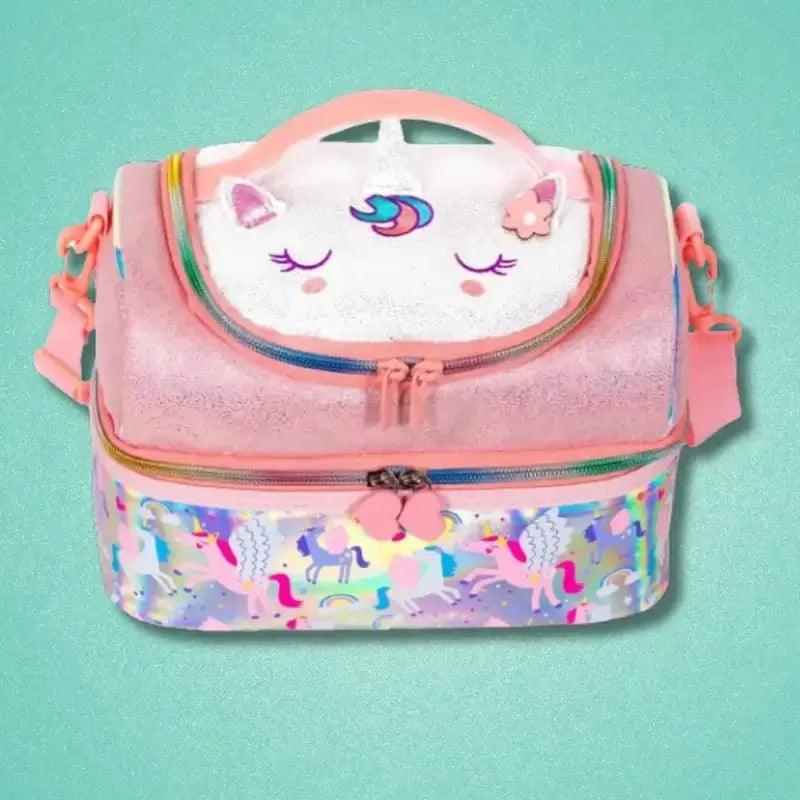 FOREVER GLITTER DUAL COMPARTMENT LUNCH BAG SPARKLES