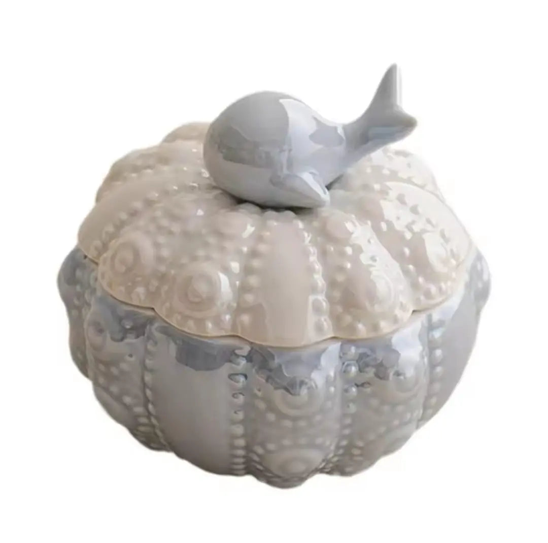 CERAMIC JEWELRY TRINKET BOX SPARKLES