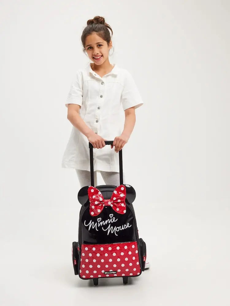 SMIGGLE MINNIE TROLLEY BAG SPARKLES