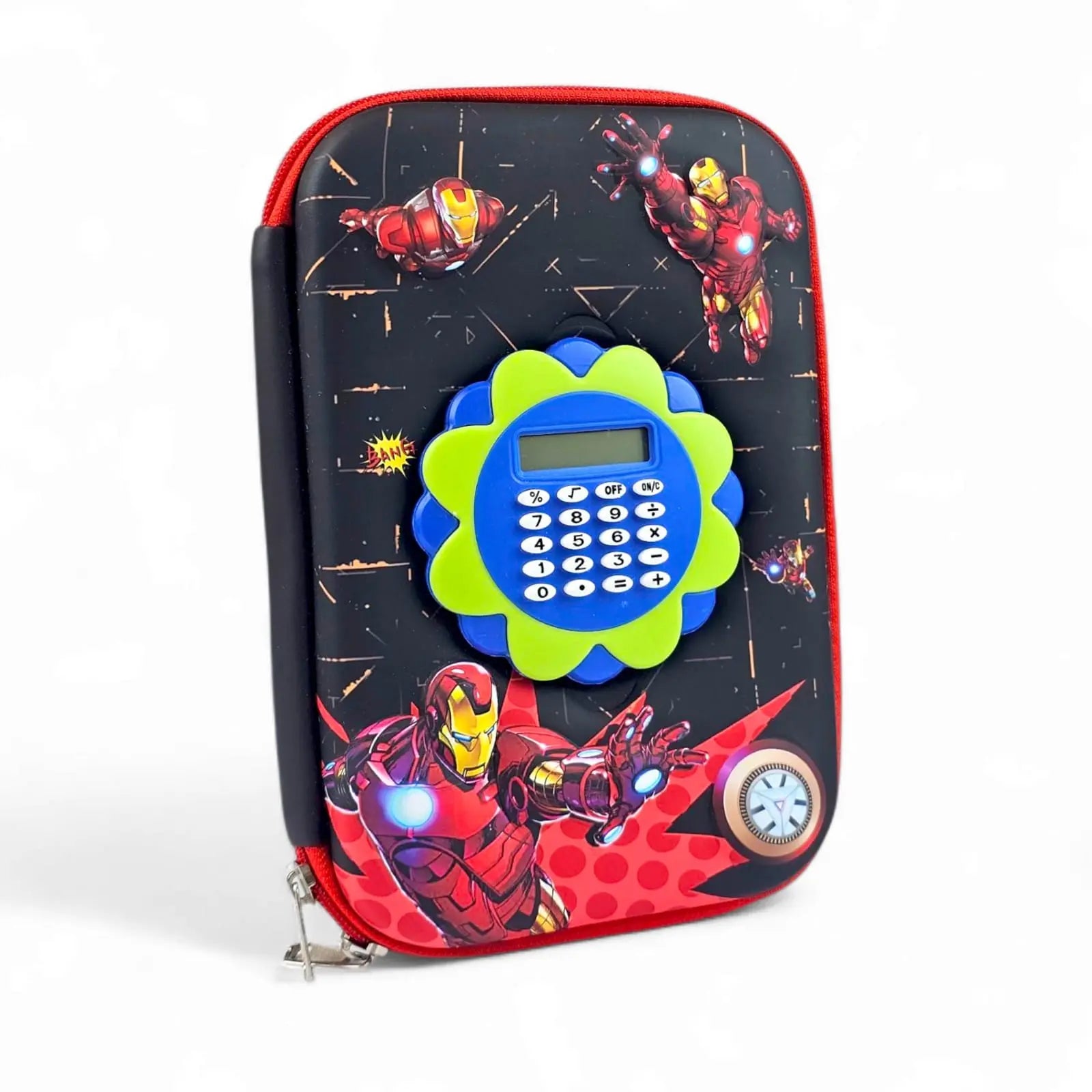 TRENDY PENCIL ORGANIZER WITH CALCULATOR - Sparkles