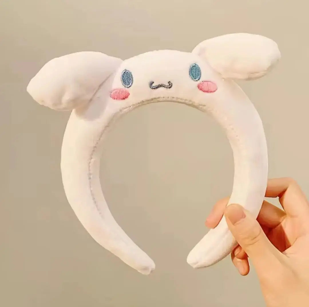 ADORABLE KAWAII PLUSH HAIRBAND SPARKLES