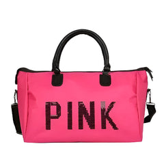 P I N K TRAVEL BAG SPARKLES
