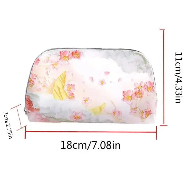 FLORAL TOILETRY BAG SPARKLES