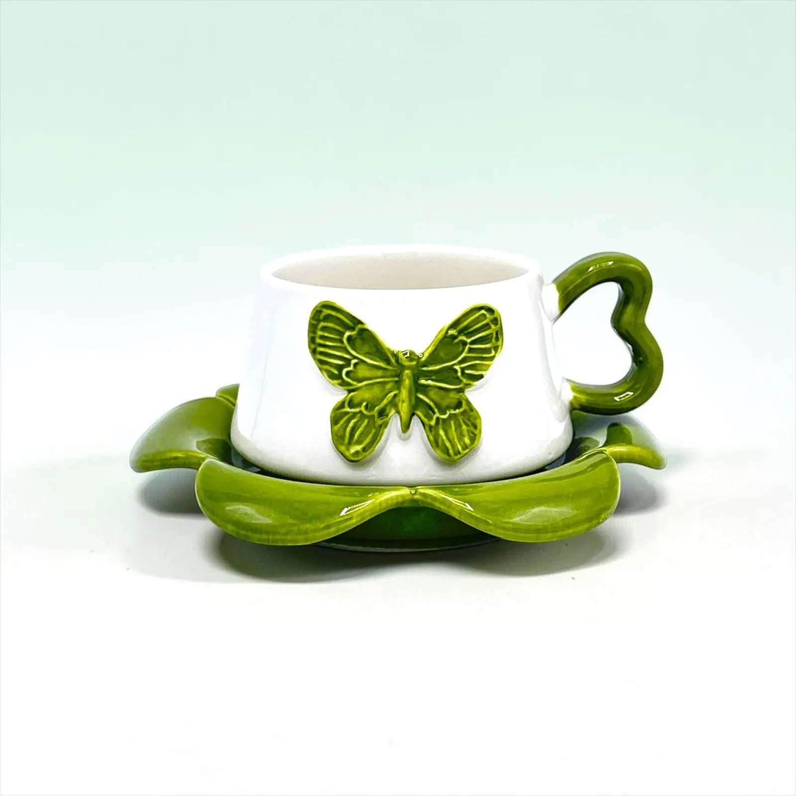 BUTTERFLY CUP SAUCER SET - Sparkles