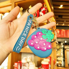 HEART KEYCHAIN POUCH SPARKLES