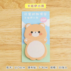 CUTE ANIMAL STICKY NOTES SPARKLES