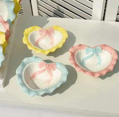 CERAMIC HEART TRINKET BOWL SPARKLES