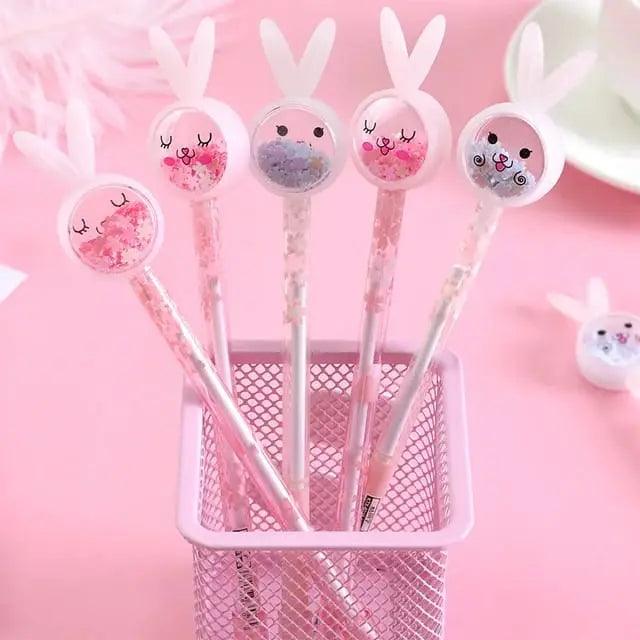 CUTE BUNNY CONFETTI PEN SPARKLES