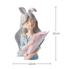 ADORABLE DOLL VASE DECOR SPARKLES