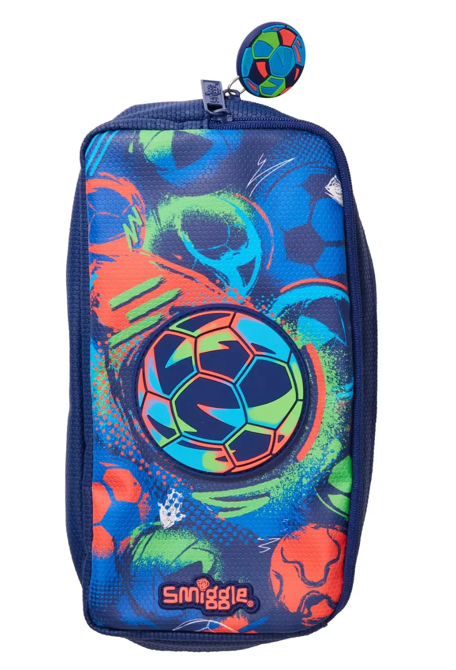 ORIGINAL BLUE FOOTBALL CLASSIC PENCIL CASE SPARKLES