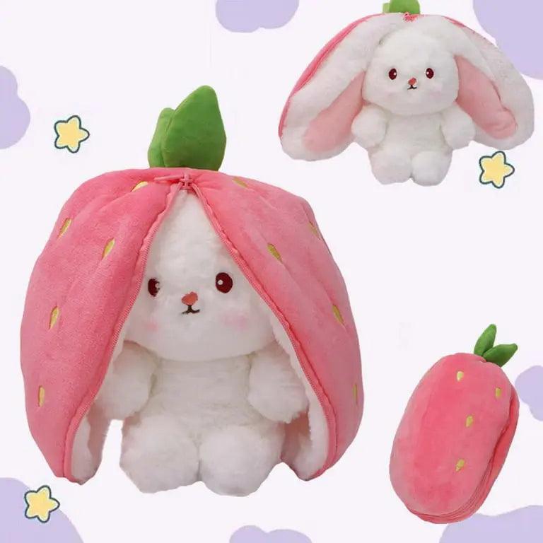 SUPPER SOFT STRAWBERRY RABBIT SOFT TOY SPARKLES