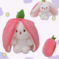 SUPPER SOFT STRAWBERRY RABBIT SOFT TOY SPARKLES