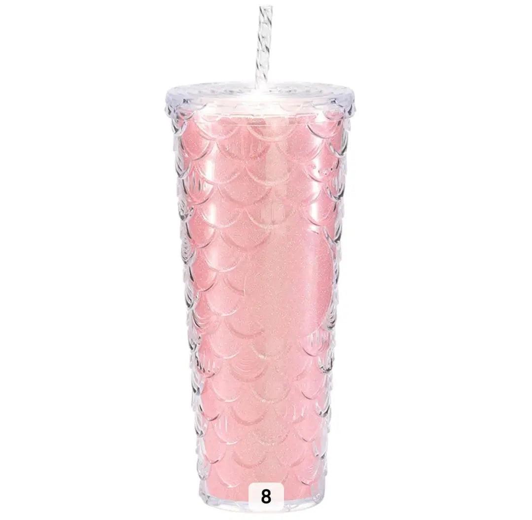 GLITTERY MERMAID SCALES SIPPER SPARKLES