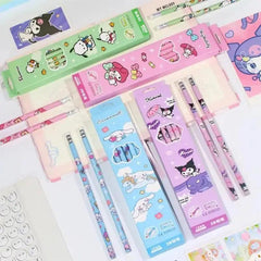 ADORABLE 12 PENCILS SET SPARKLES