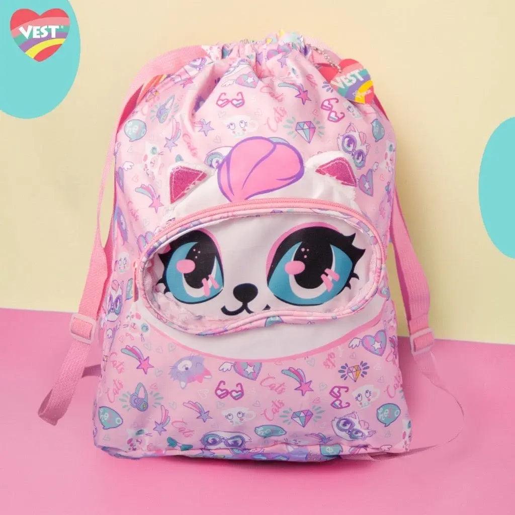 VEST WATERPPROOF DRAWSTRING BACKPACK SPARKLES