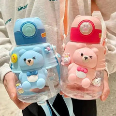 CUTE BEAR WATER BOTTLE SPARKLES