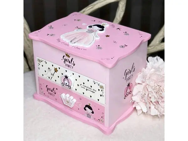ADORABLE PRINCESS JEWELRY BOX SPARKLES