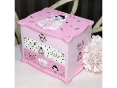 ADORABLE PRINCESS JEWELRY BOX SPARKLES