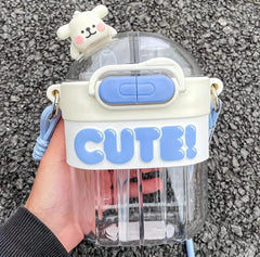 DUAL COMPARTMENT CUTE BOTTLE SPARKLES