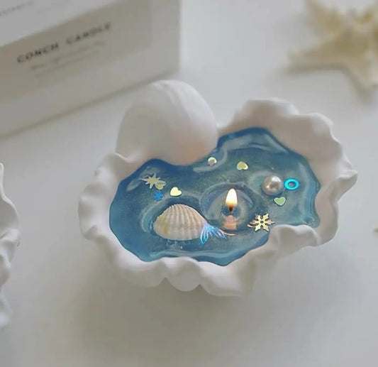 OCEAN THEMED SCENTED CANDLE SPARKLES