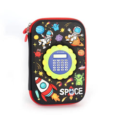 TRENDY PENCIL ORGANIZER WITH CALCULATOR - Sparkles