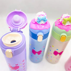 TRENDY BOW FLASK SPARKLES