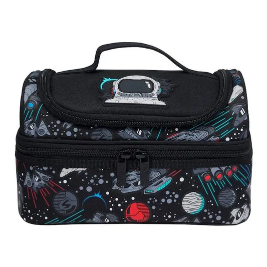 SMIGGLE ASTRONAUT DOUBLE DECKER LUNCH BAG SPARKLES